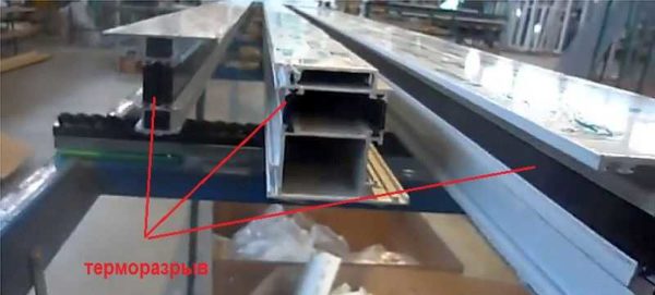 Profilés pour portes extérieures en plastique à coupure thermique