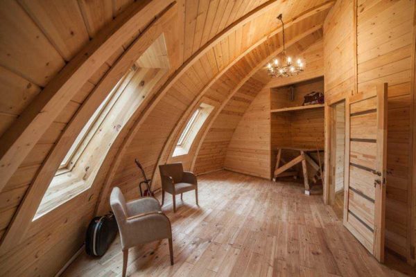 La décoration de la maison en forme de dôme a ses propres caractéristiques