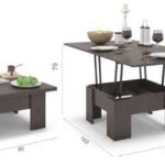 La table basse se transforme en table à manger