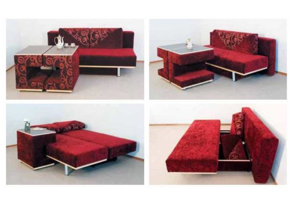 Canapé modulable convertible
