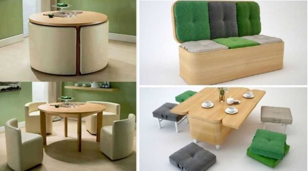 Les tables peuvent également être pliantes