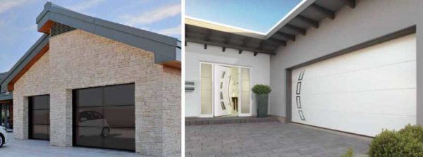 La conception des portes de garage sectionnelles peut être différente