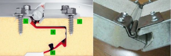 Pour rester au chaud dans le garage, il est important que les sections soient bien reliées