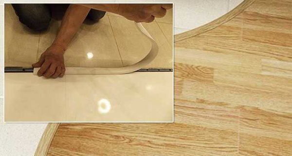 Lors de l'installation de ruban PVC, vous devez faire de gros efforts.