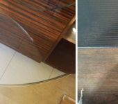 Deux types de conception pour la jonction des carreaux et du stratifié - avec et sans seuil