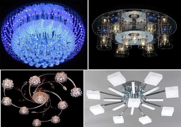 Les lustres à LED pour la maison sont le meilleur choix pour les plafonds tendus - ils génèrent peu de chaleur