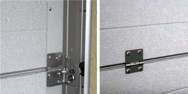 L'installation d'un vantail de porte sectionnelle est une question de minutes