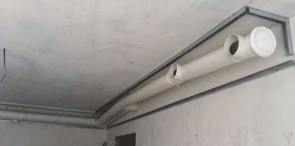 Les conduits d'air en plastique sont ronds ou rectangulaires