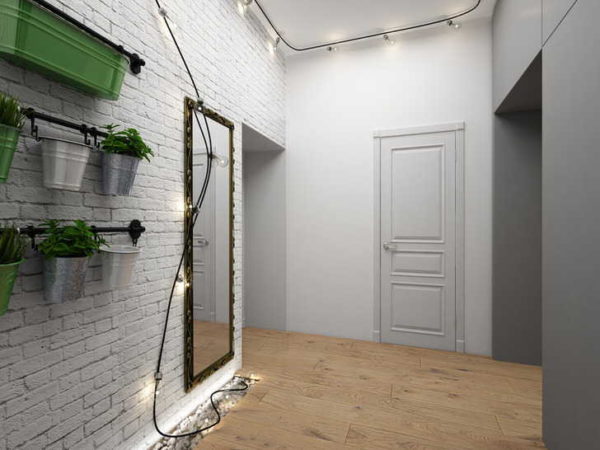 Une approche non standard pour éclairer un couloir de style loft