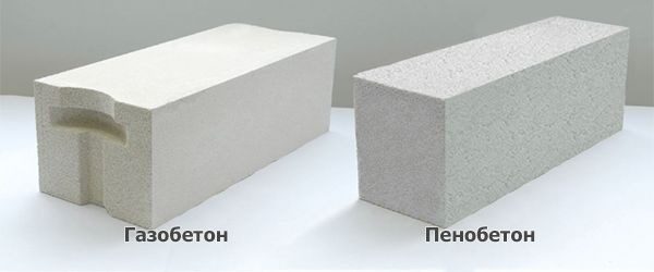 Les blocs de mousse et les blocs de gaz ne sont pas visuellement très différents