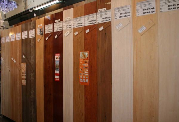 Panneaux MDF de type linéaire