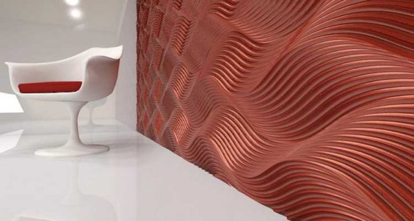 Panneau MDF avec image volumétrique - 3D