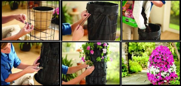 Comment faire une colonne fleurie de vos propres mains
