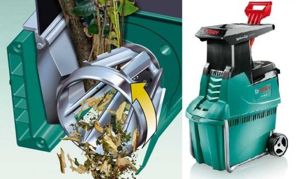 Broyeur de jardin universel BOSCH AXT 25 TC et son système de coupe unique