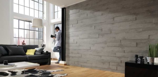 Les panneaux de finition murale semblent dynamiques dans les intérieurs modernes