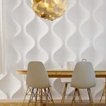 Panneaux de gypse 3 D à l'intérieur de la salle à manger, du salon - ce que le médecin a ordonné ...