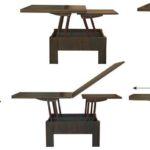 Le modèle bien-aimé d'une table basse qui se transforme en table à manger