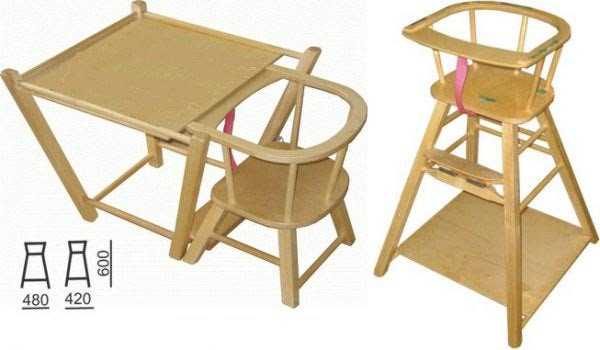 Cette chaise haute pliante a été produite il y a 30 ans. Aujourd'hui, ce n'est pas moins pratique qu'avant