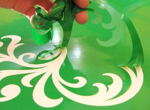 Il s'agit d'un vinyle coloré, mais il peut être transparent ou blanc.