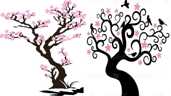 Arbres en fleurs - un symbole du printemps et de l'éternité