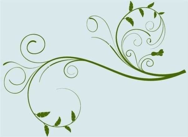Motifs floraux - discrets et calmes