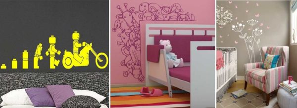 Pour les enfants pochoirs pour murs pour la peinture spécifique
