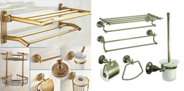Les accessoires de salle de bain sont fabriqués à partir de différents matériaux, mais le métal est considéré comme un classique