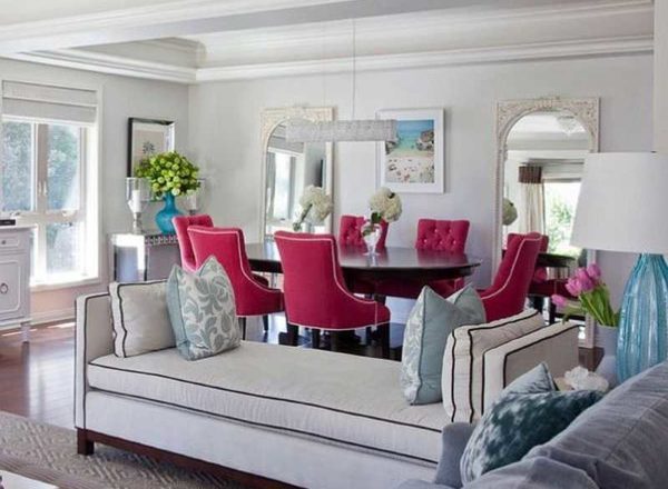 Salon et salon combinés - toutes les couleurs sont prises en compte