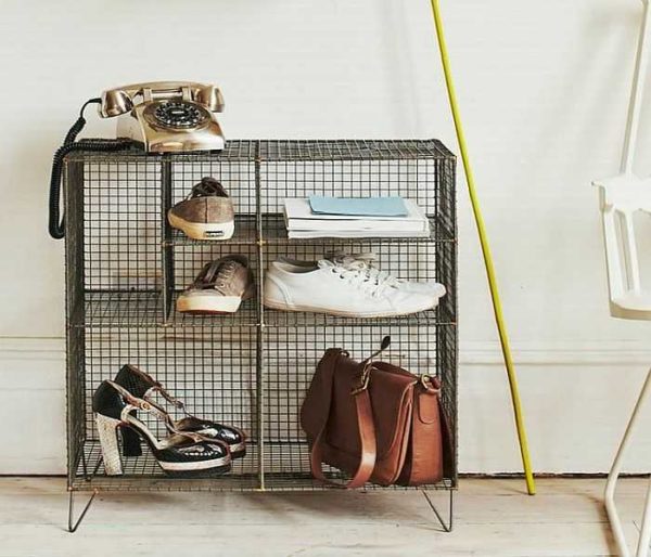 Étagère à chaussures de style loft