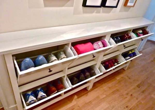 Banc à chaussures