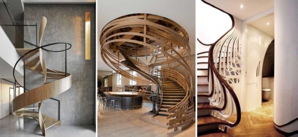 La balustrade en bois pour les escaliers peut être non seulement un design traditionnel ...