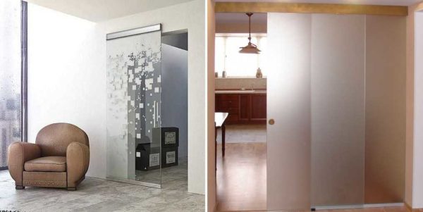 Portes coulissantes en verre - une solution solide