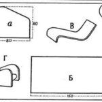 Schéma d'une chaise pour poupées