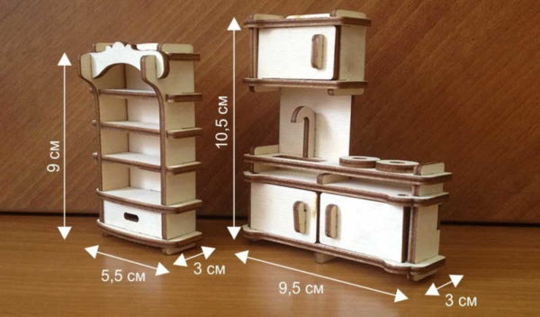 Vous pouvez fabriquer des meubles pour poupées de vos propres mains de toute taille, style