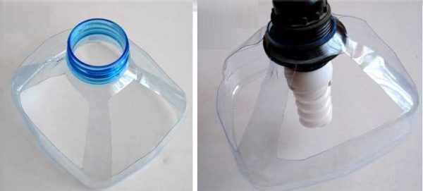 Plafond à partir de bouteilles en plastique