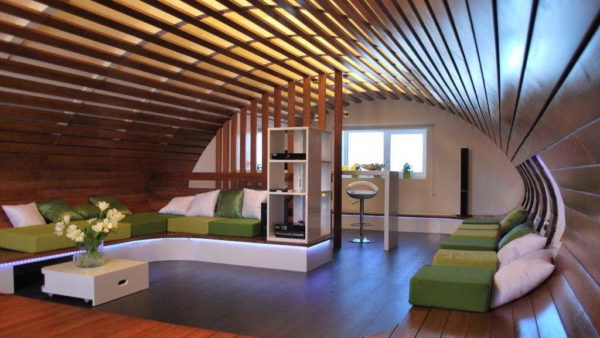 Un projet ordinaire très peu pratique - la décoration est également mise en valeur
