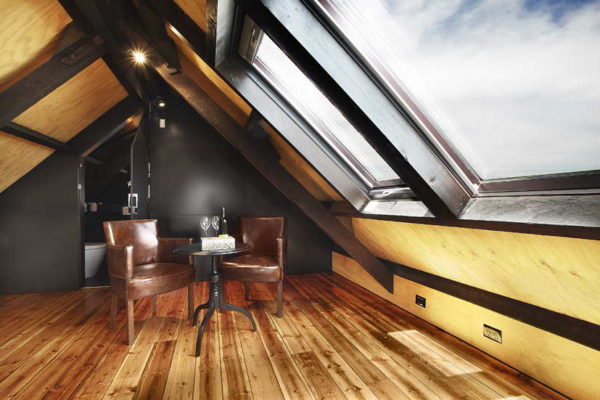Design moderne du plancher du grenier