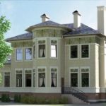 Arrondir les fenêtres crée une façade plus élaborée.