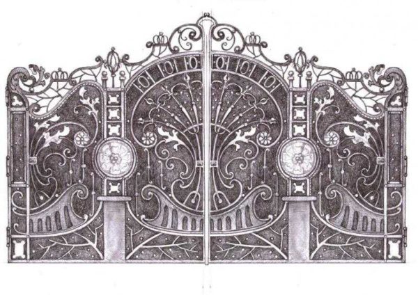 Style de palais droit