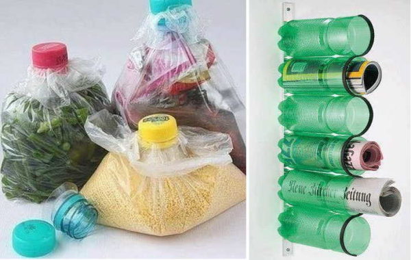 Nous scellons les sacs de nourriture