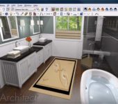 Le logiciel de design d'intérieur Chief Architect vous permet de regarder l'intérieur créé dans une image volumétrique 3D