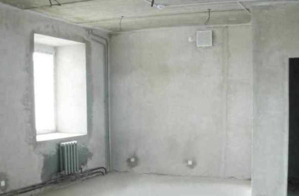 Réparations grossières dans un nouveau bâtiment - il n'y a pas de définition exacte de la liste des travaux