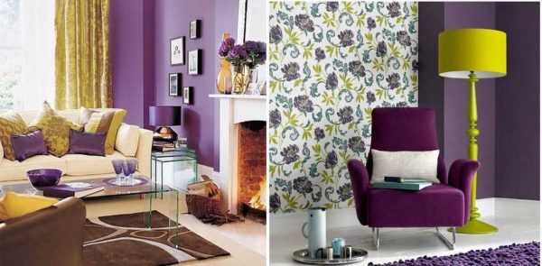 Le jaune avec du violet est une combinaison gagnante