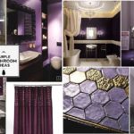 Idées pour une salle de bain élégante de couleur lilas
