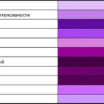 Nuances de base de violet