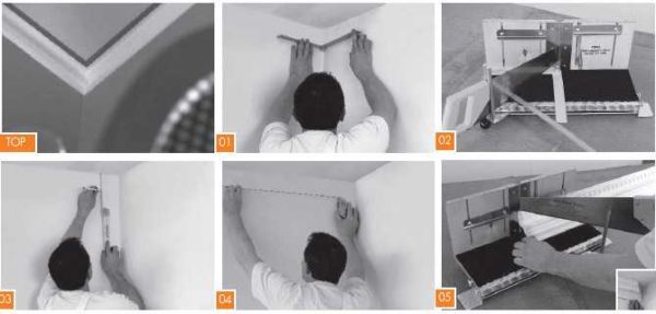 Les techniques d'installation de moulures en stuc de tout type sont les mêmes