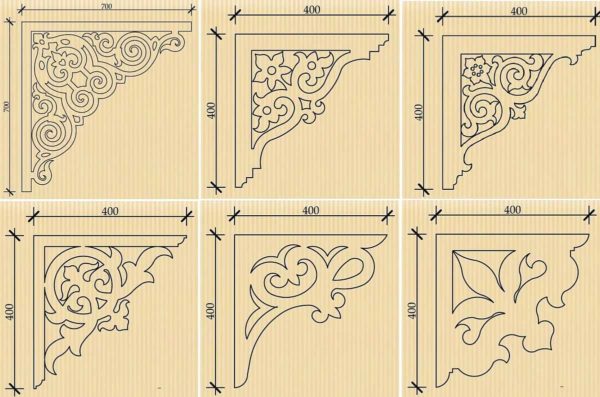 Modèles pour la décoration des supports