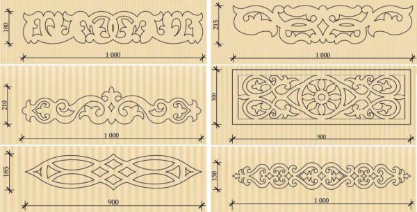 Schémas de sciage de boiseries