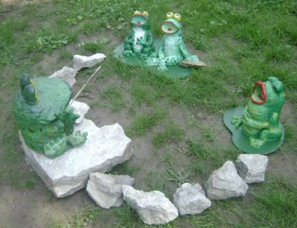Famille grenouille