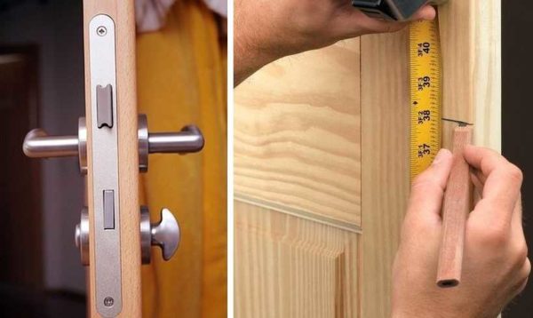 Les portes intérieures sont généralement équipées de serrures qui peuvent être verrouillées sans clé.